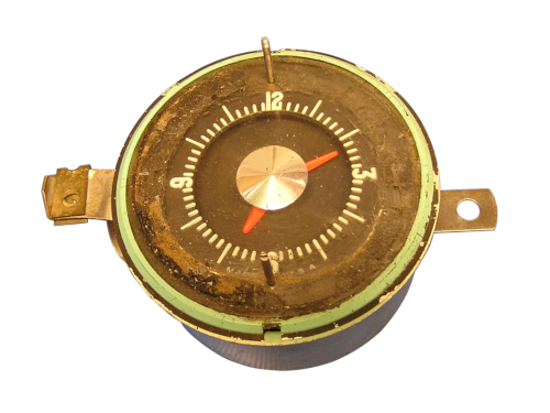 1955 Pontiac clock